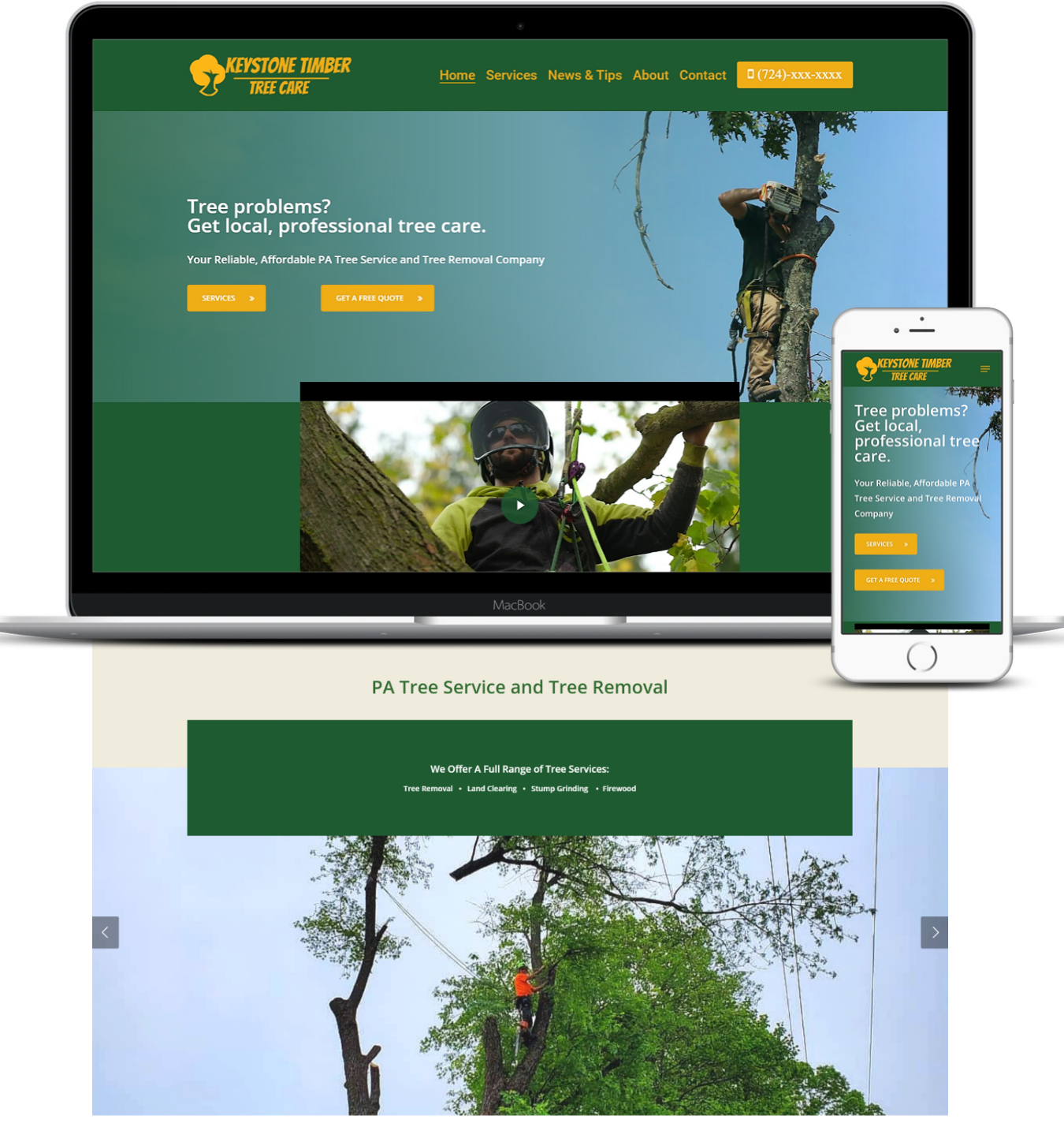WDX Technologies Tree Service Websites Website Design for Arborists